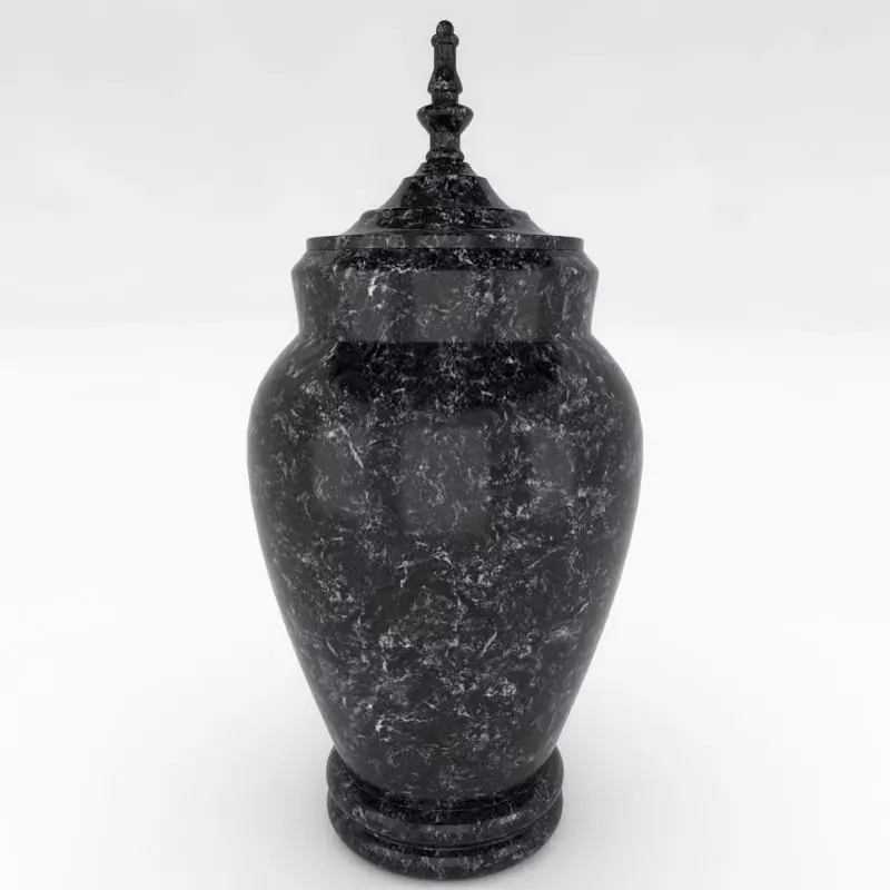 HD Cremation Urn I 3D model_0