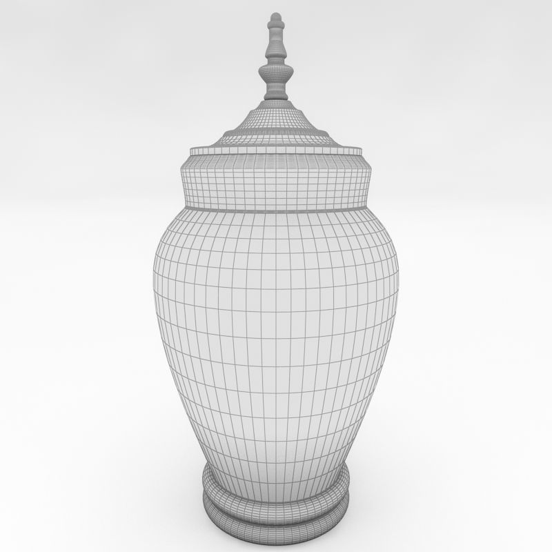 HD Cremation Urn I 3D model_1