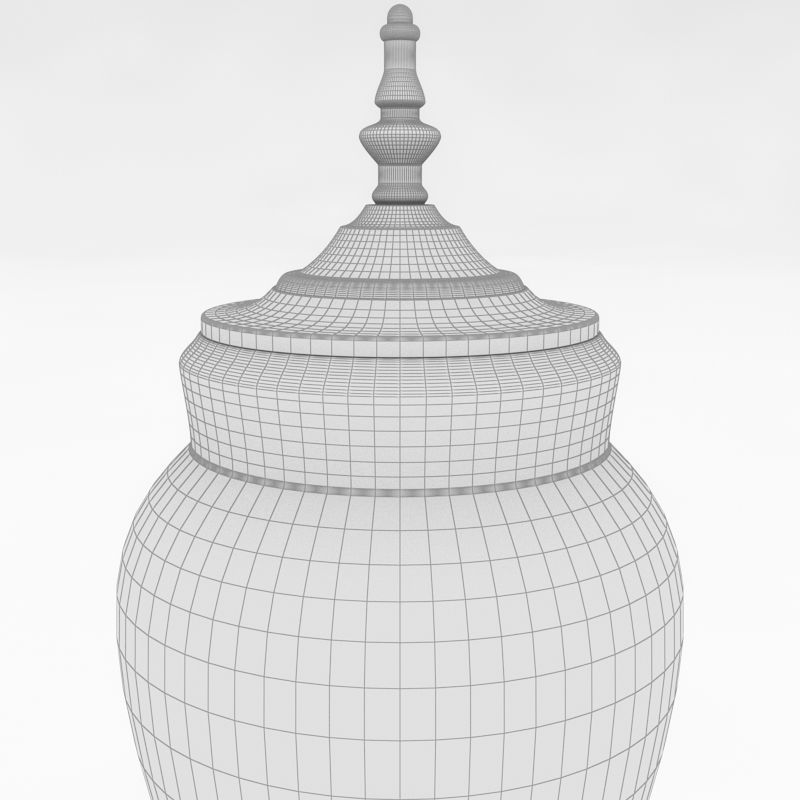 HD Cremation Urn I 3D model_5