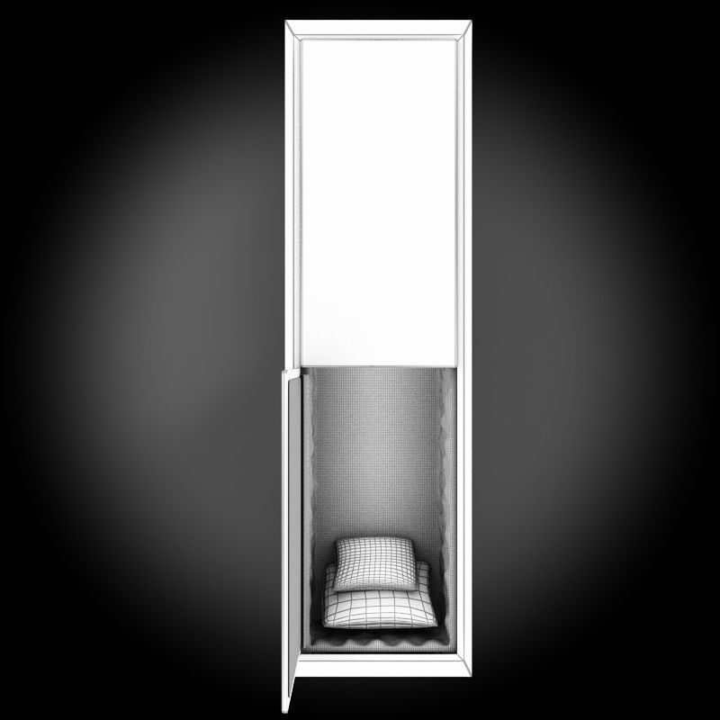 Classic Wood Coffin 1 3D model_11