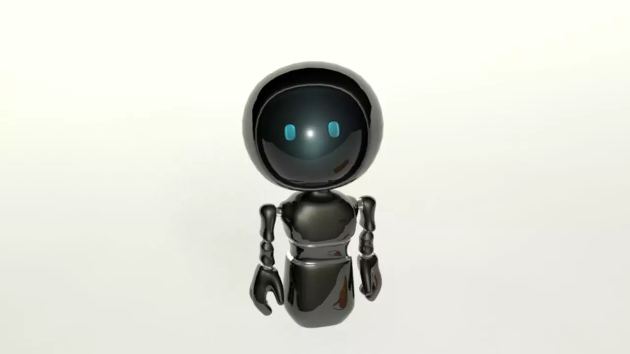 ROBOT-O-44 3D FUTURISTIC ROBOT 3D model