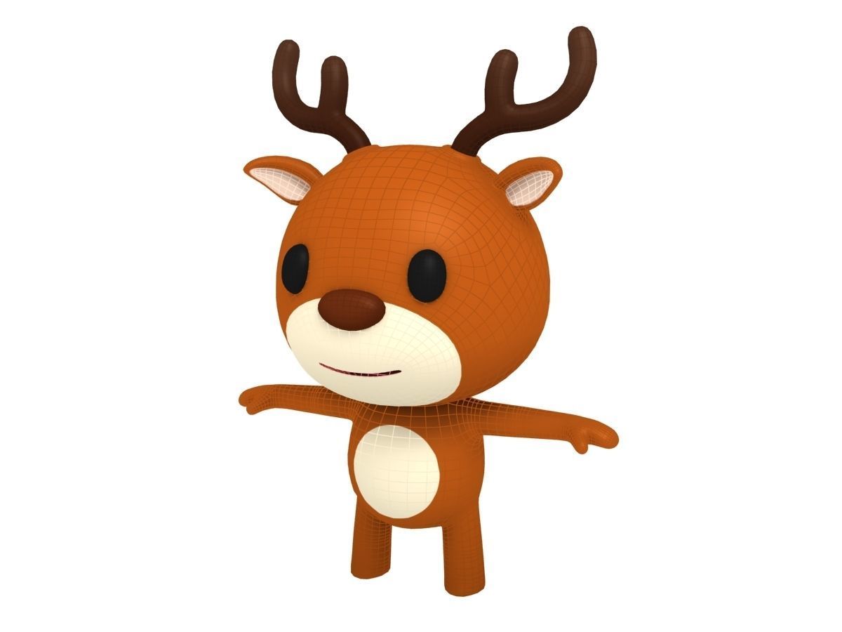 Little Deer 3D model_8