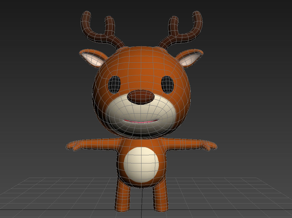 Little Deer 3D model_12