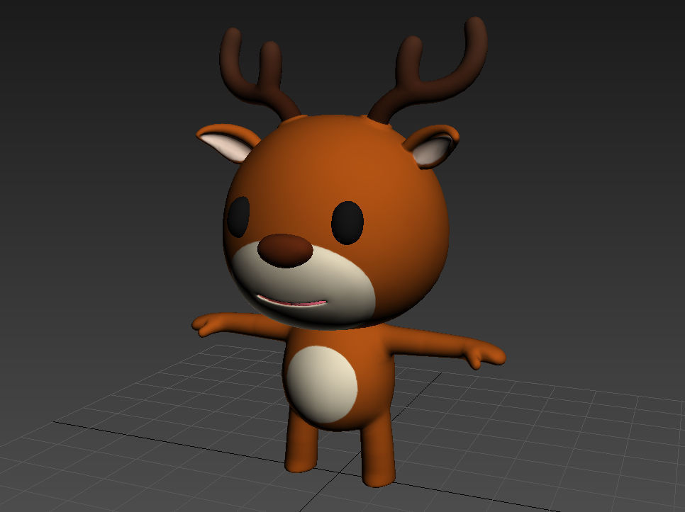 Little Deer 3D model_9
