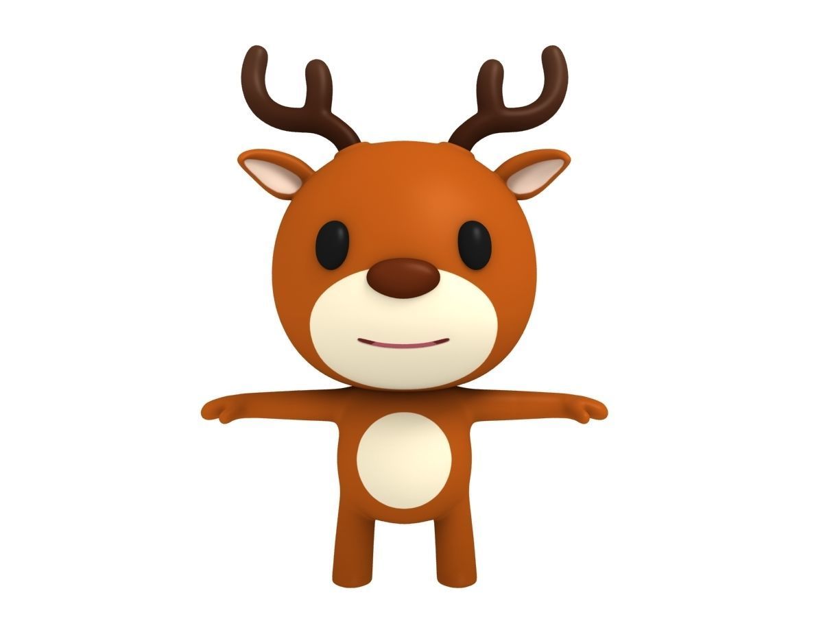 Little Deer 3D model_2