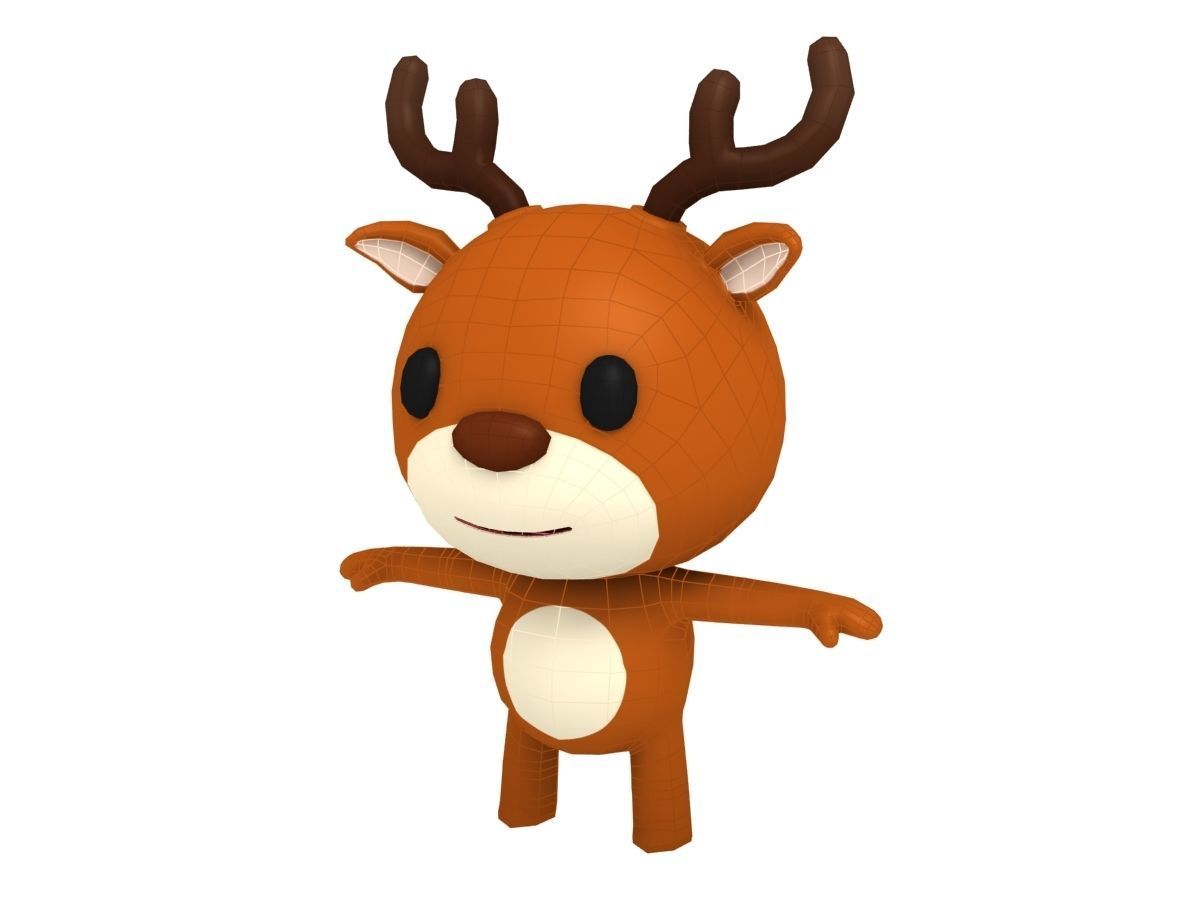 Little Deer 3D model_7