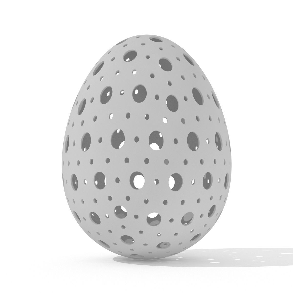 Egg Sculpture - 3 Models 3D Model Collection_10