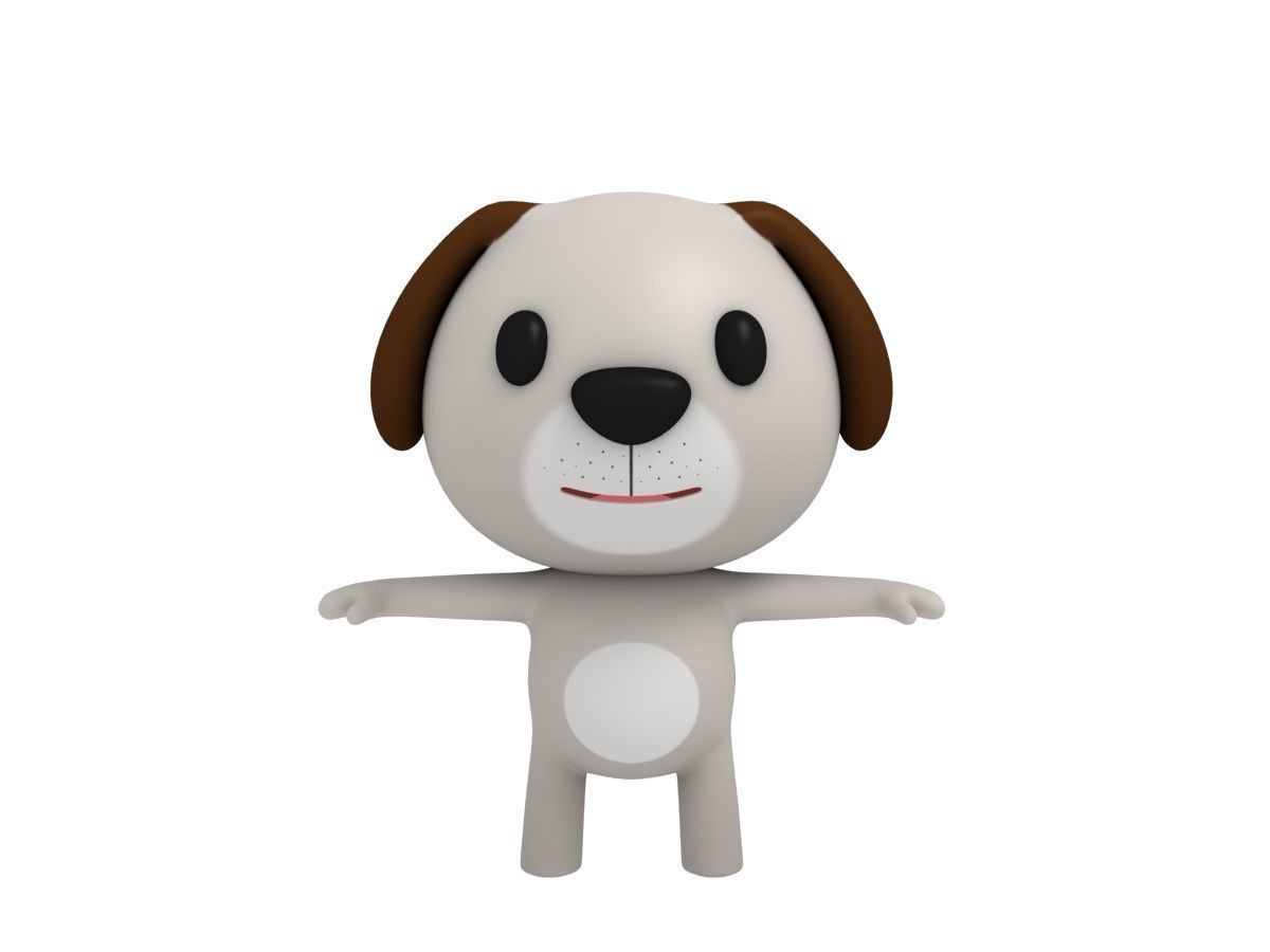 Little Dog 3D model_2
