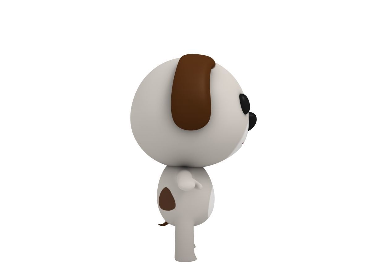 Little Dog 3D model_4