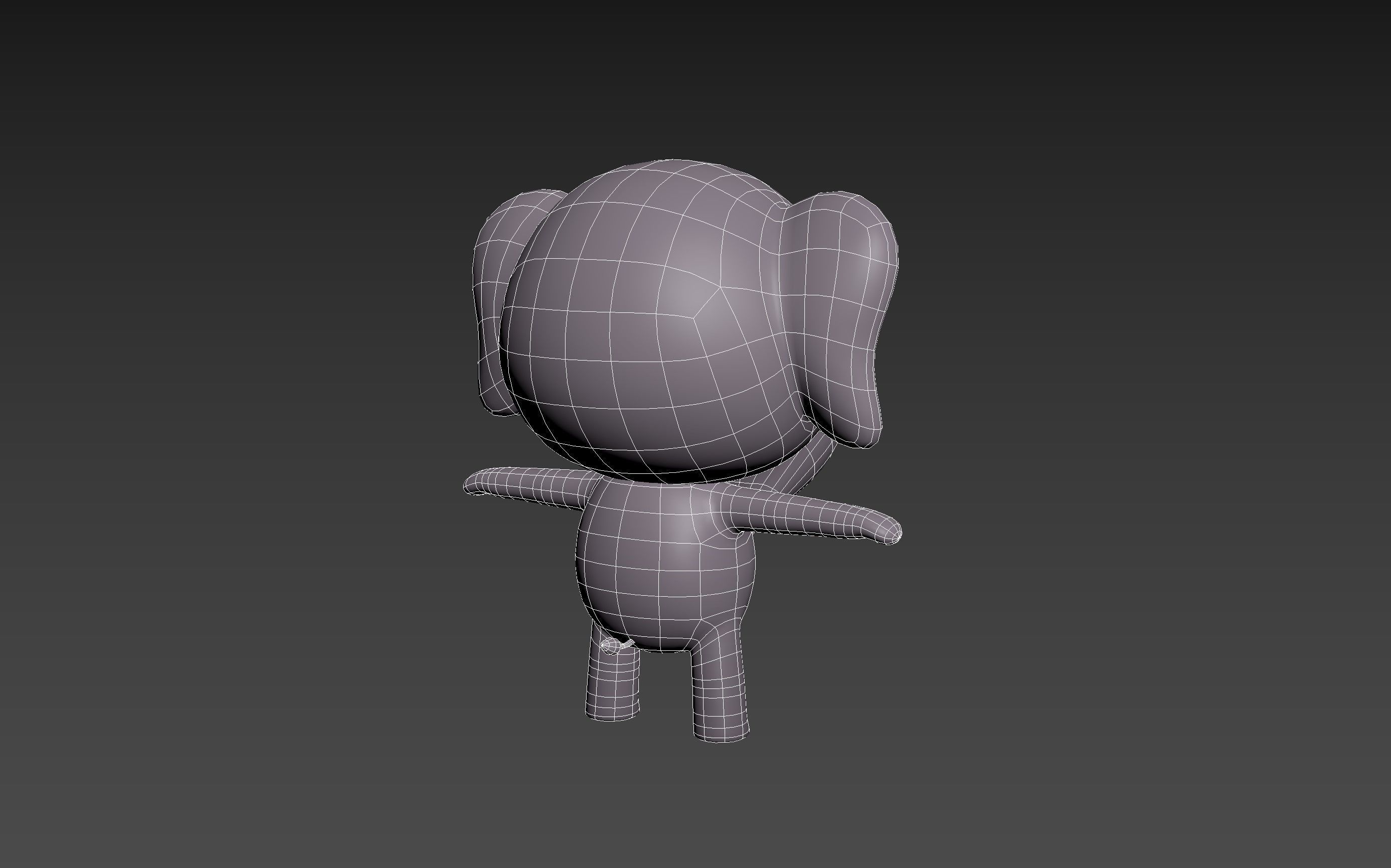 Little Elephant 3D model_22