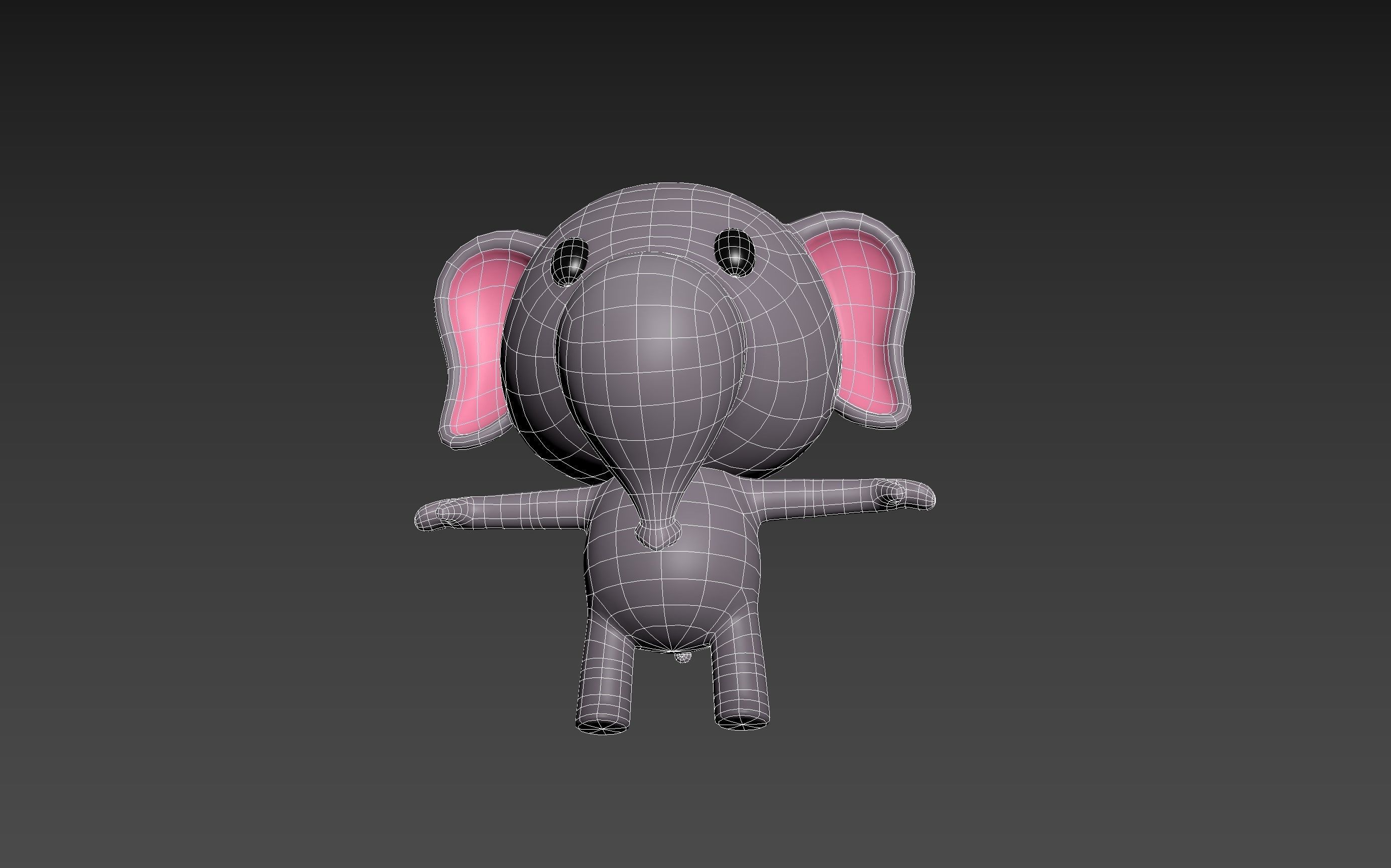 Little Elephant 3D model_18