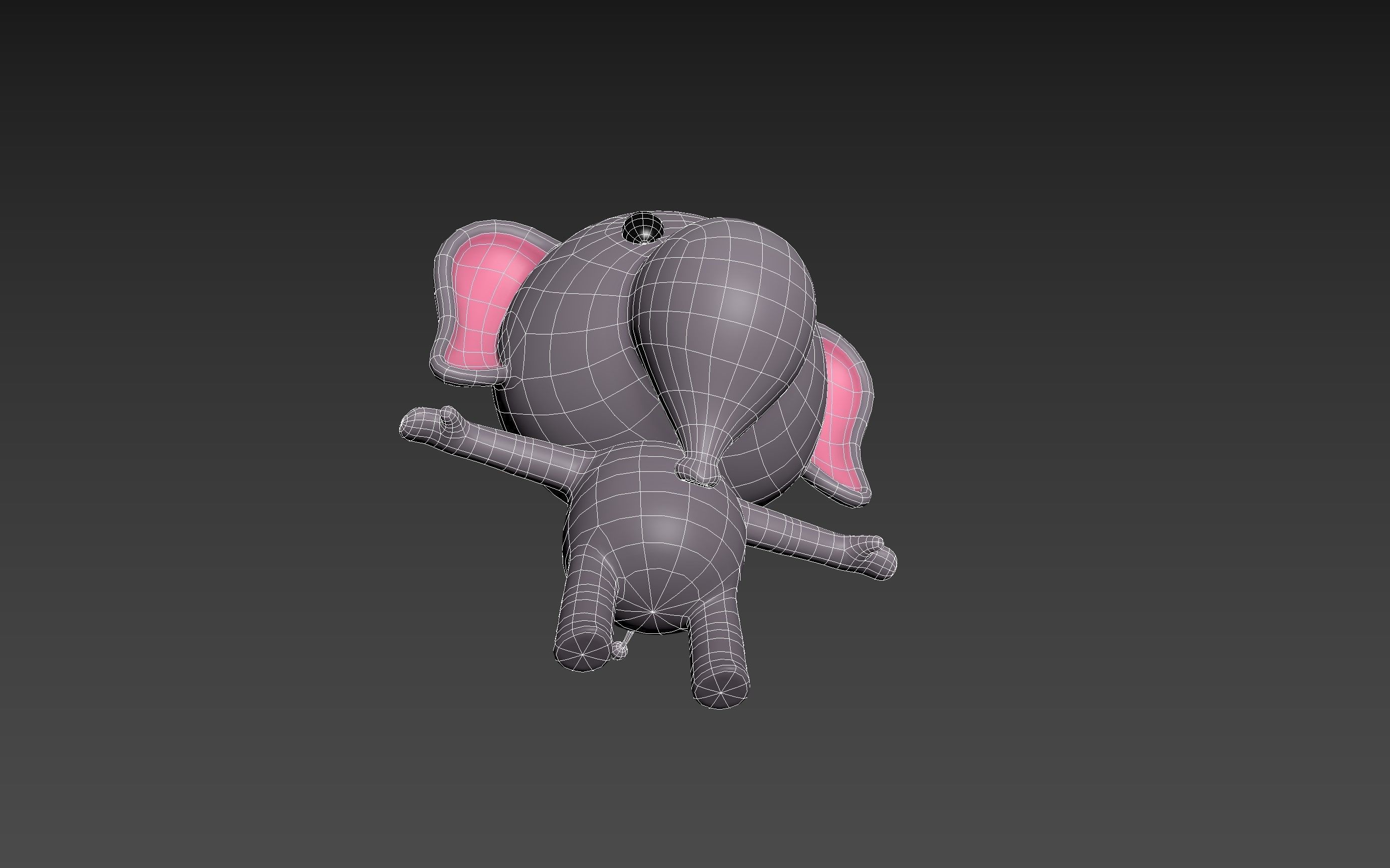 Little Elephant 3D model_19