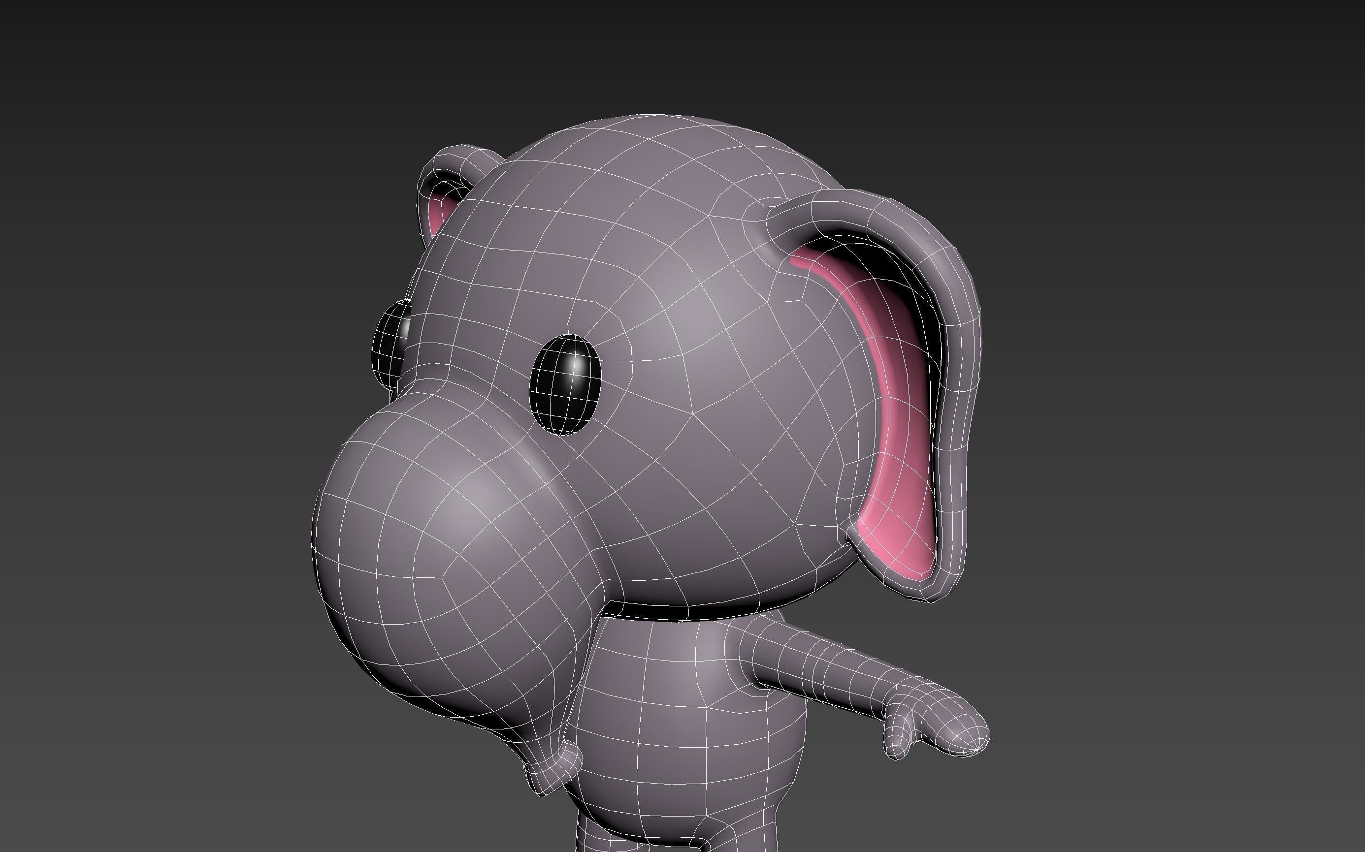 Little Elephant 3D model_26