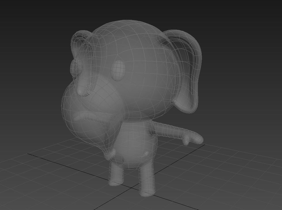 Little Elephant 3D model_13