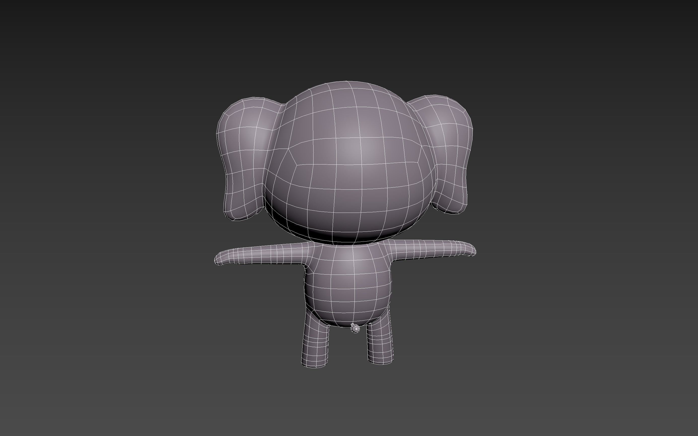Little Elephant 3D model_24