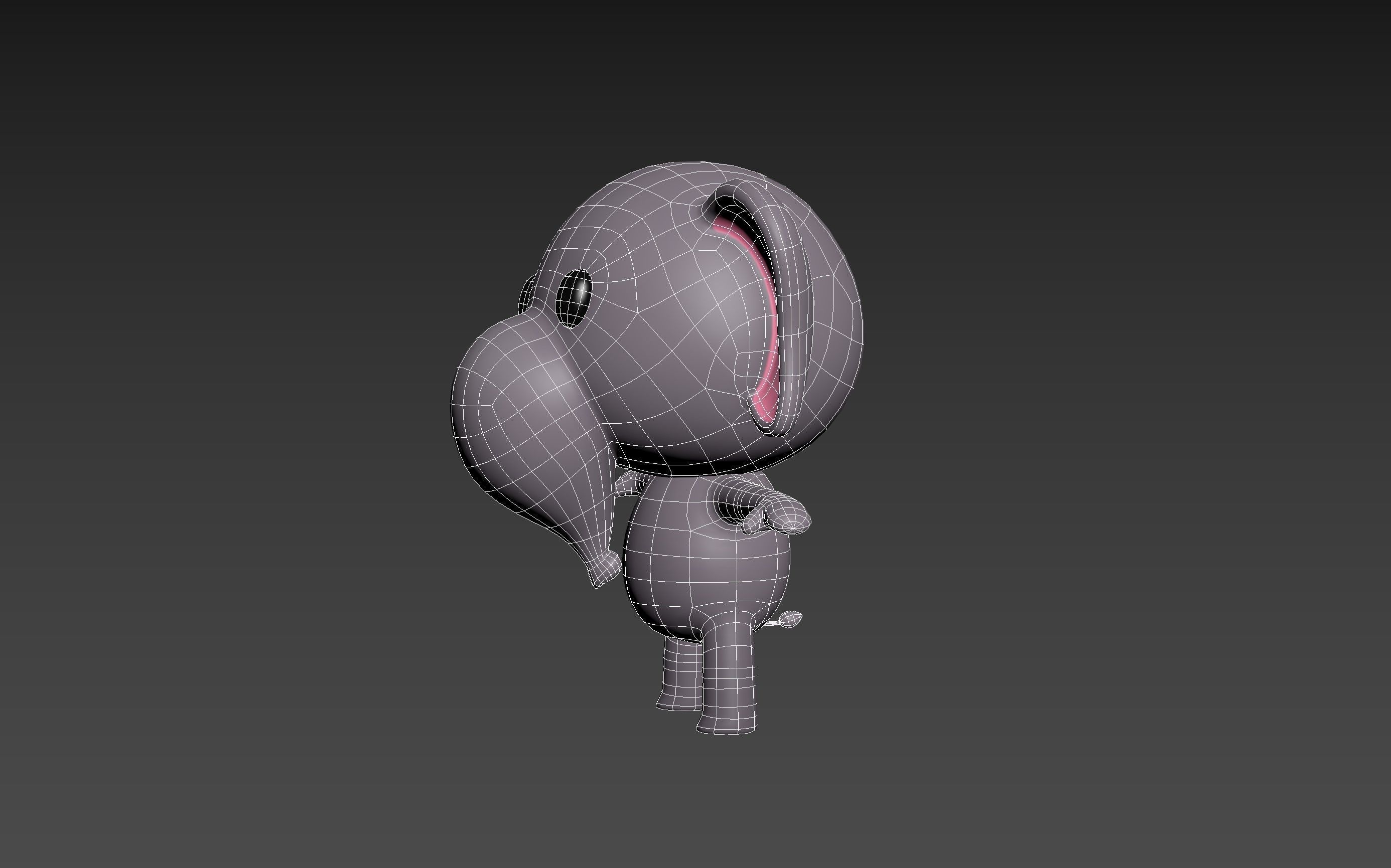 Little Elephant 3D model_25