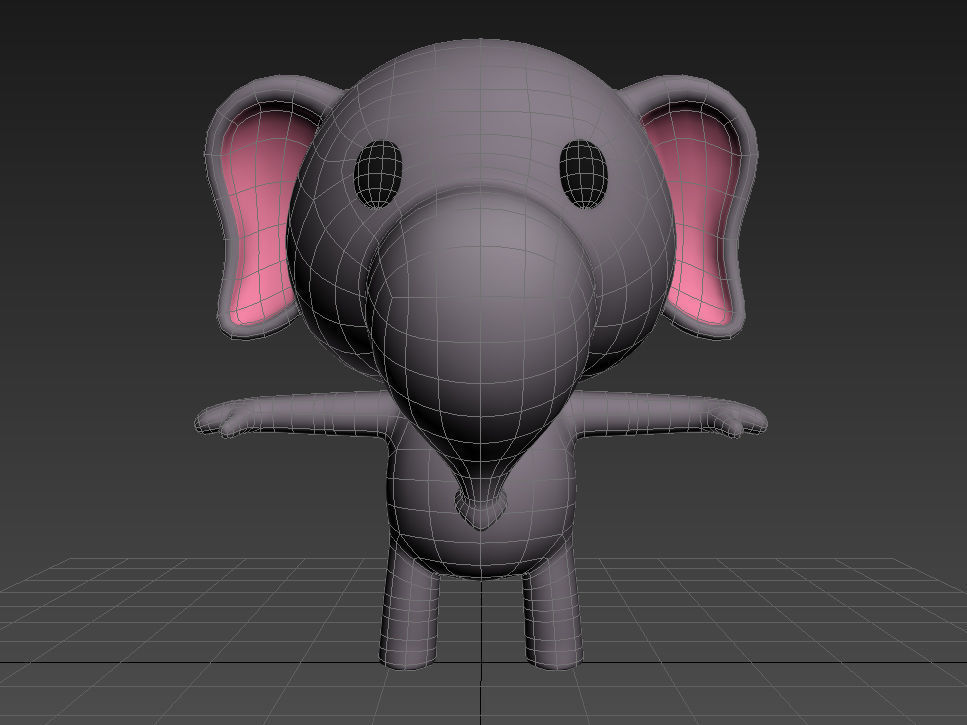 Little Elephant 3D model_12