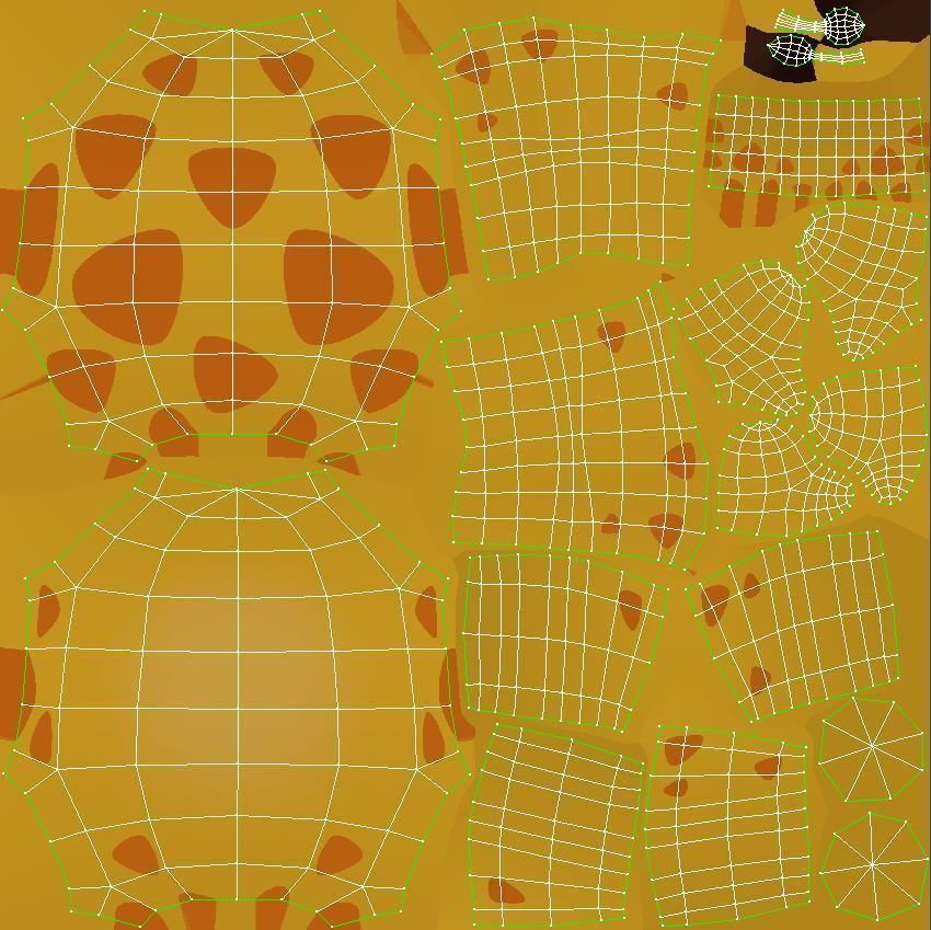 Little Giraffe 3D model_15