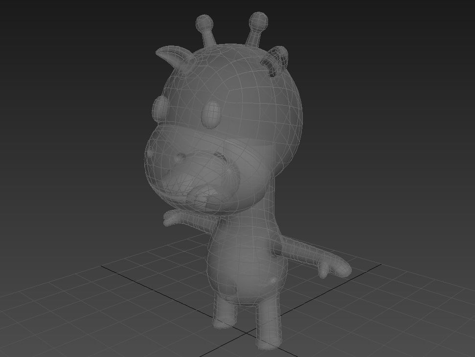 Little Giraffe 3D model_13