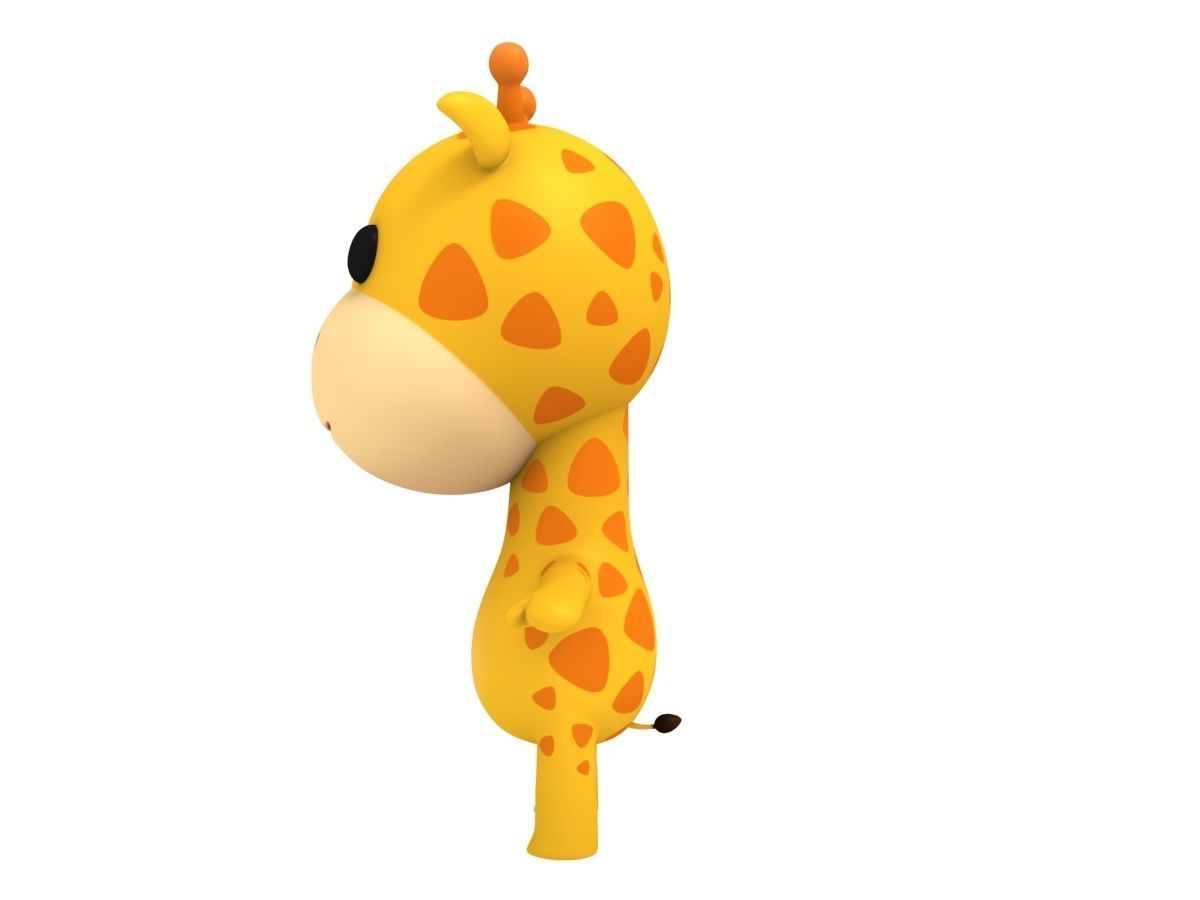 Little Giraffe 3D model_3