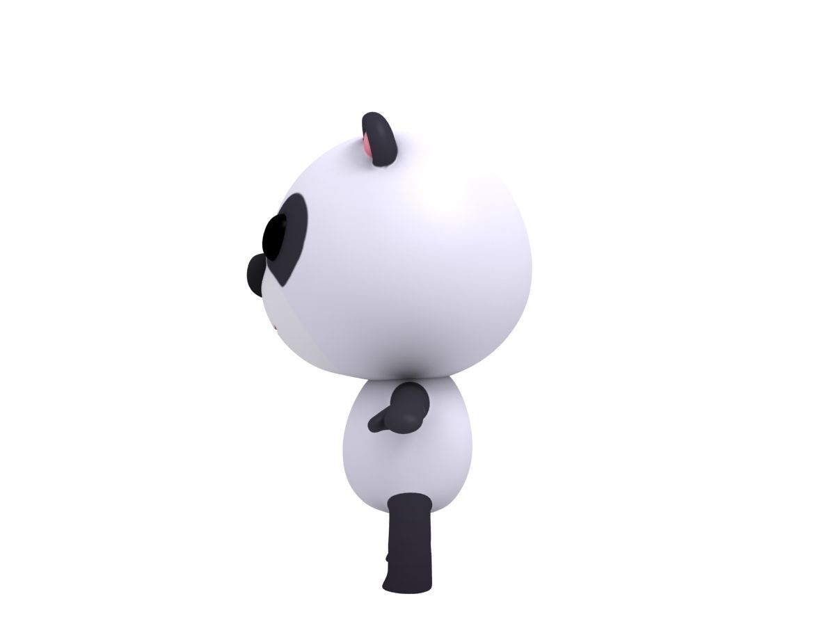 Little Panda 3D model_3