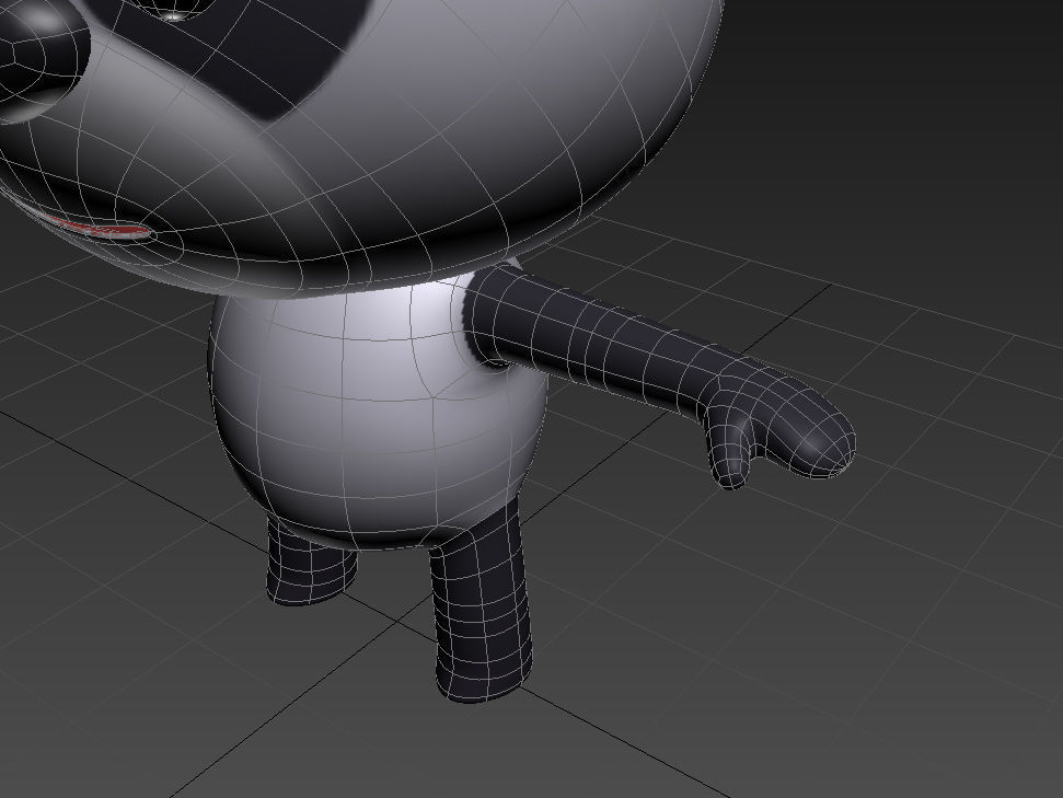 Little Panda 3D model_11