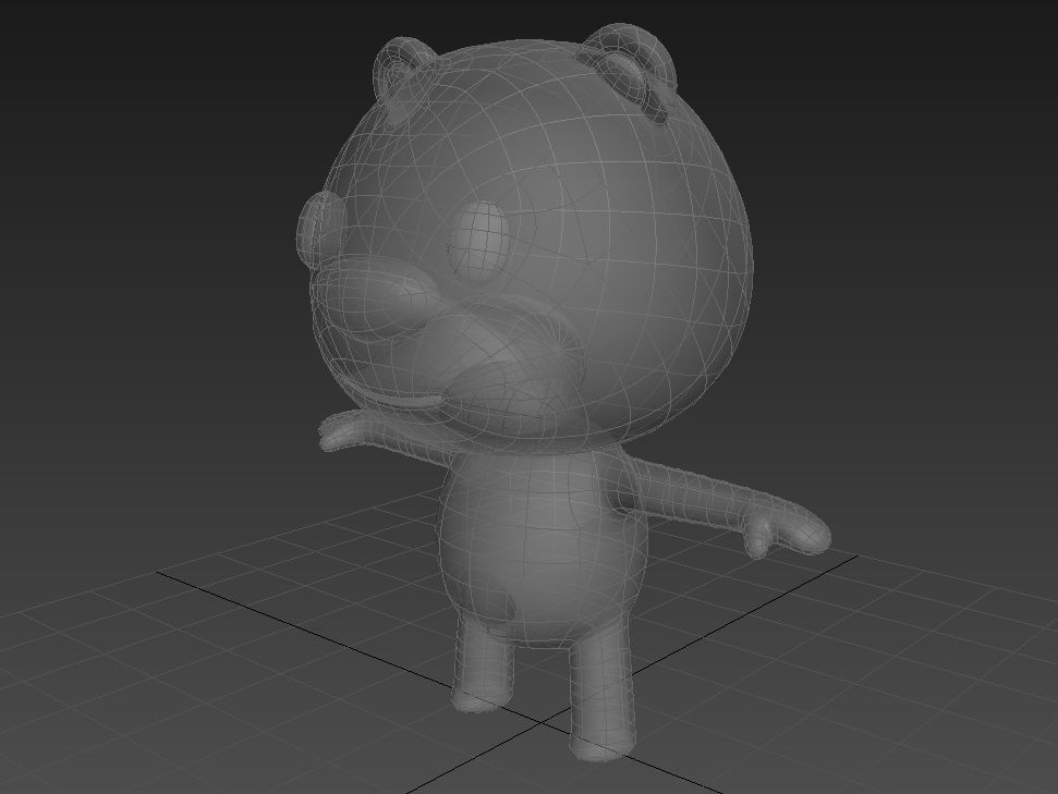 Little Panda 3D model_13