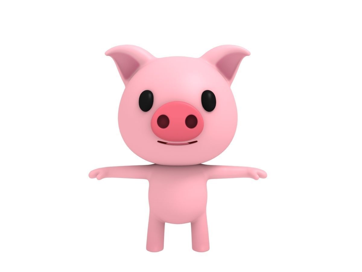 Little Pig 3D model_2