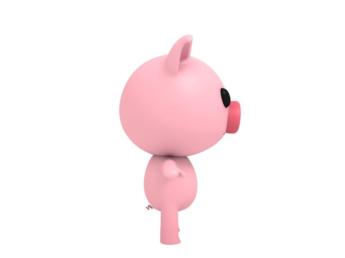 Little Pig 3D model_4
