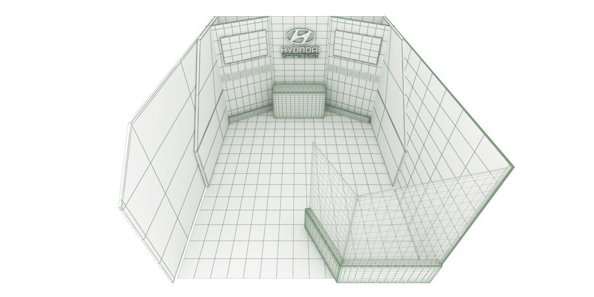 Stand for vehicle sales 3D model_10