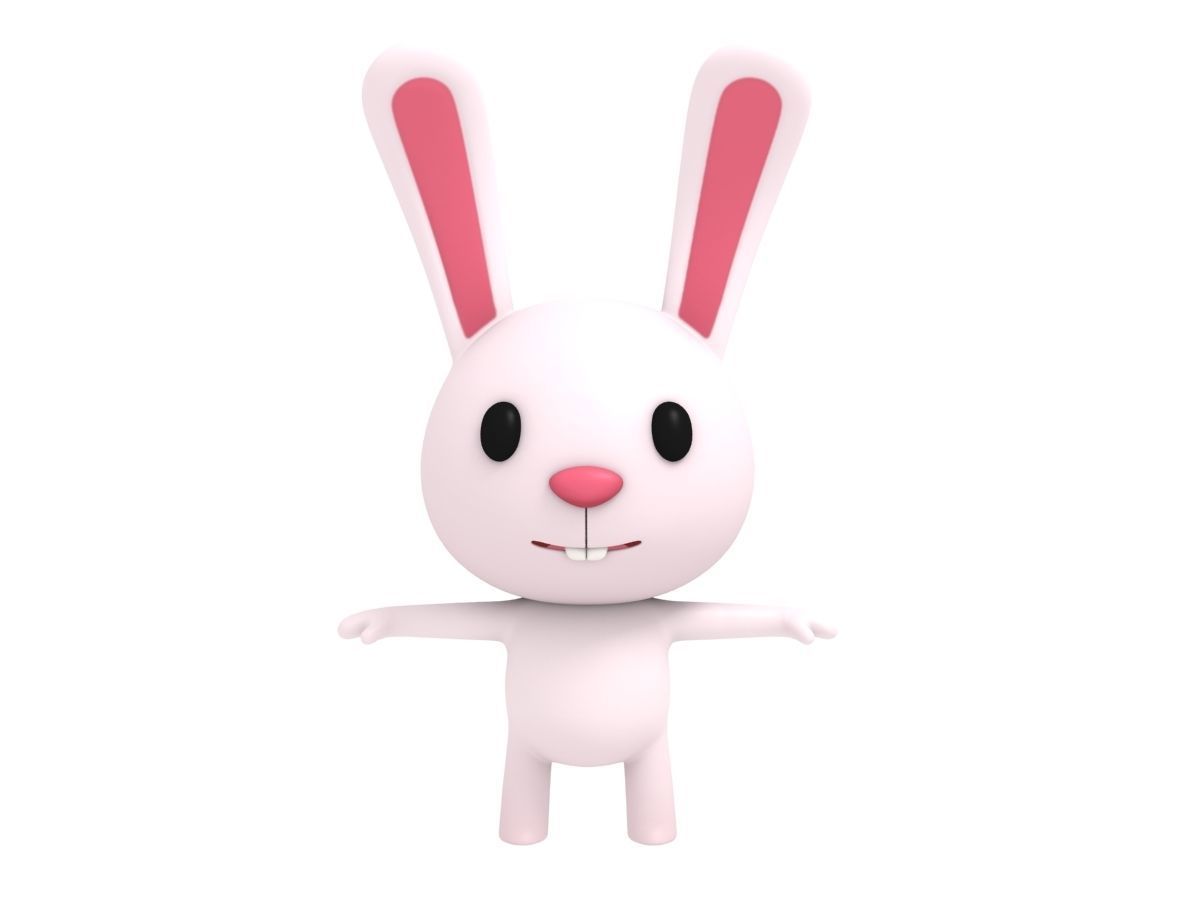 Little Rabbit 3D model_2