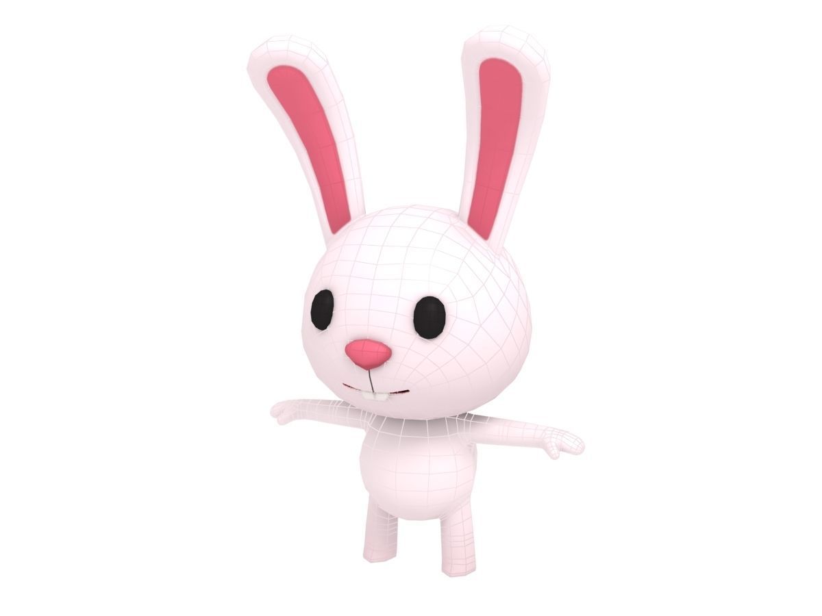 Little Rabbit 3D model_7