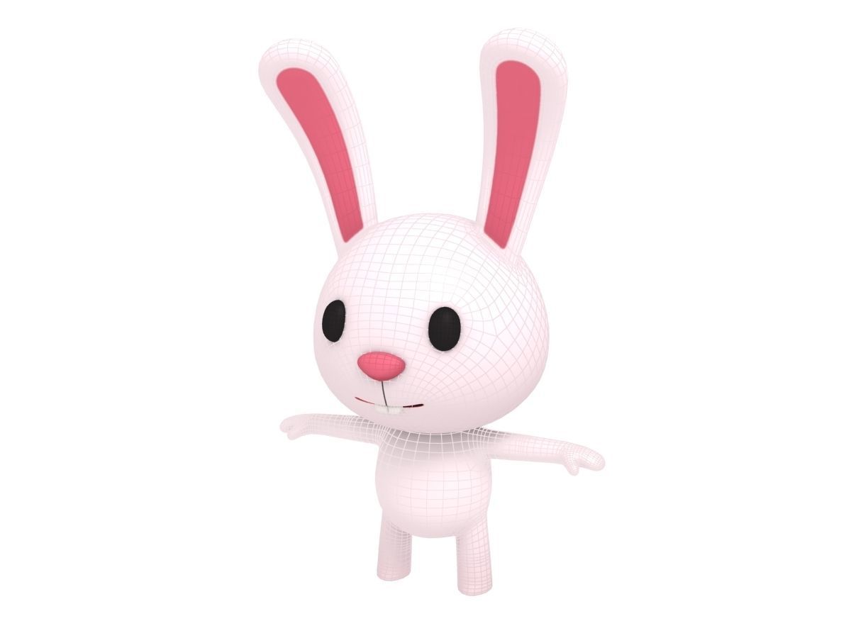 Little Rabbit 3D model_8