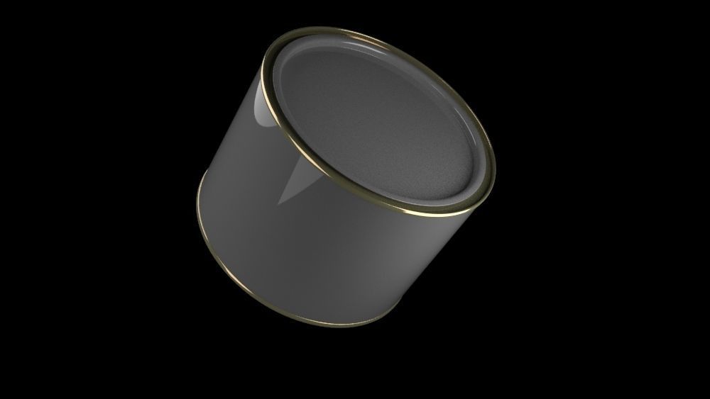 Tin pack Product render Biscuit packet 3D model 3D model_1