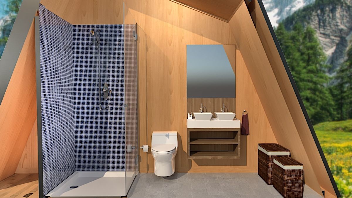 glamping unit mobile home 3d model 3D model_7