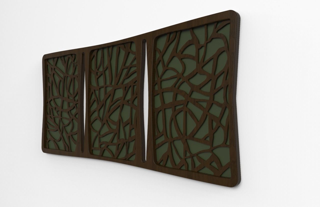 WALL DECORATION FRAME 3D print model_3