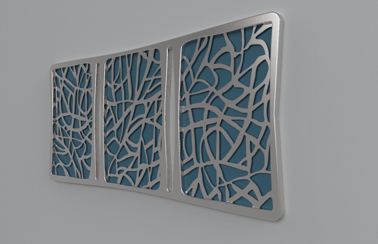 WALL DECORATION FRAME 3D print model_2