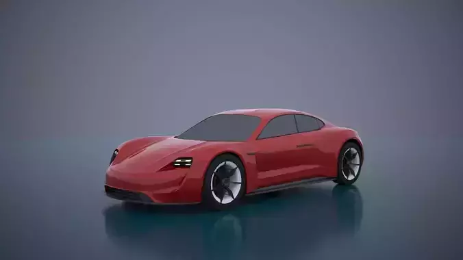 Porsche Mission E -Taycan 2019 3D model