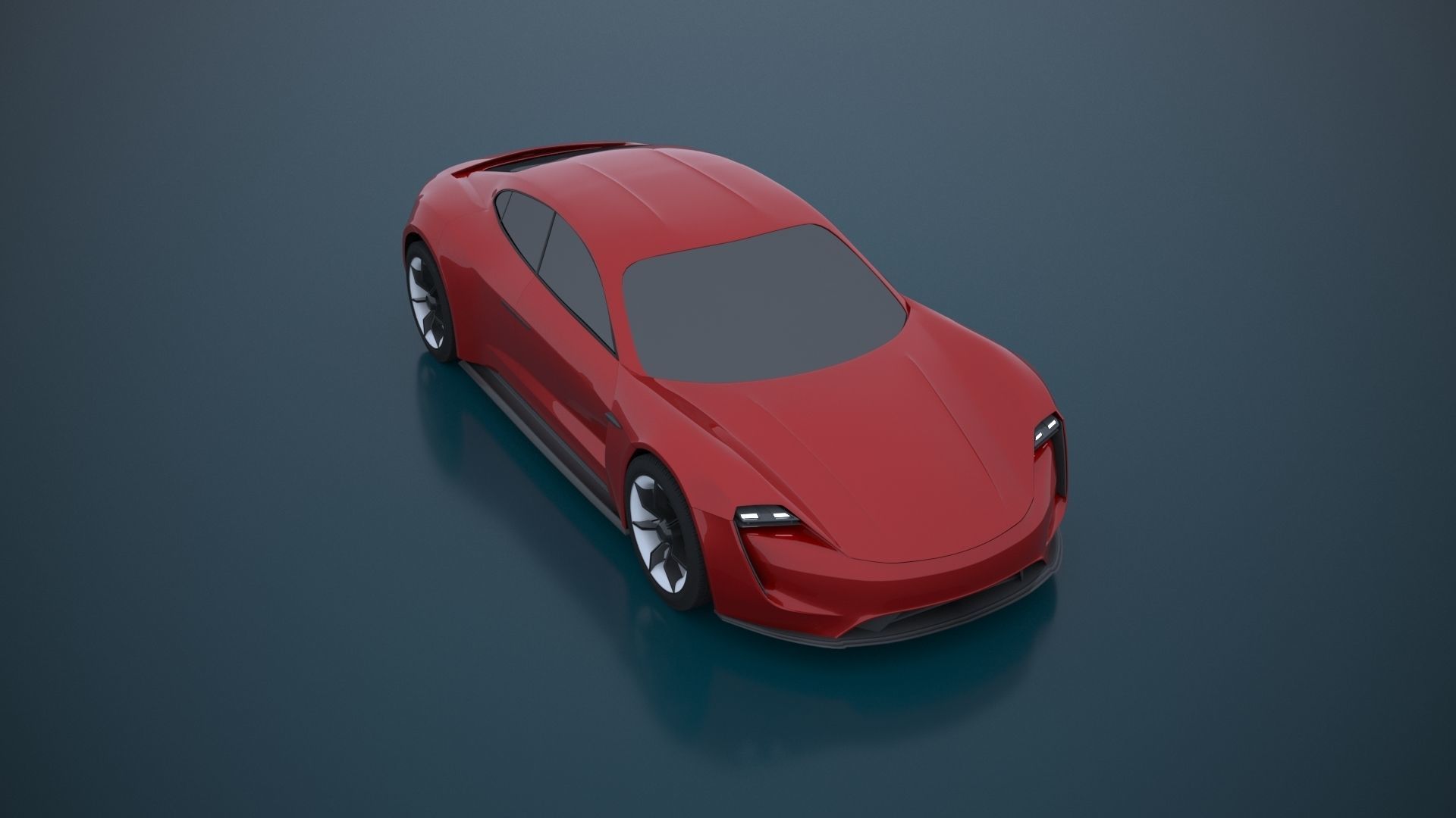 Porsche Mission E -Taycan 2019 3D model_6