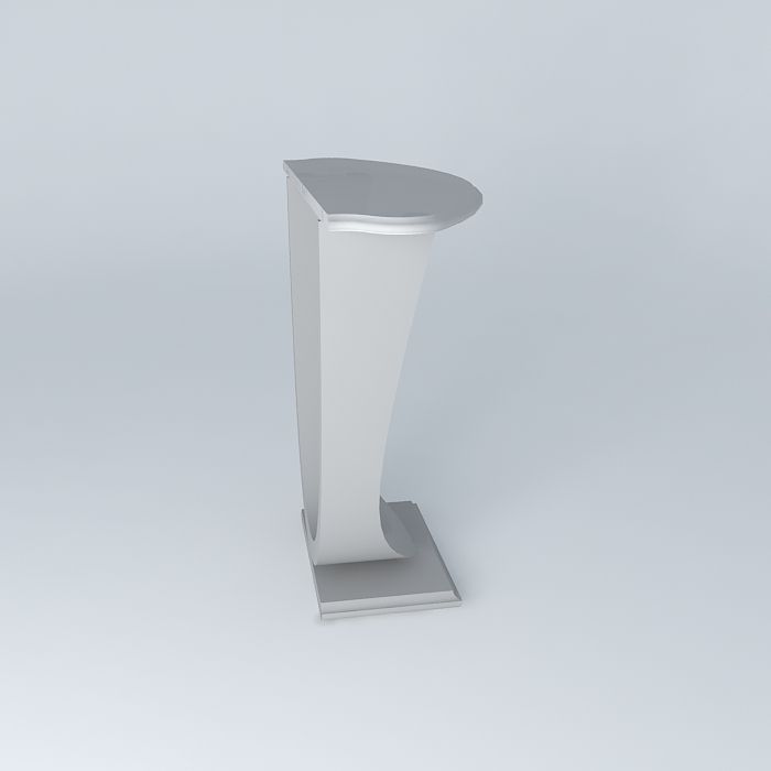 console table Free 3D model_2