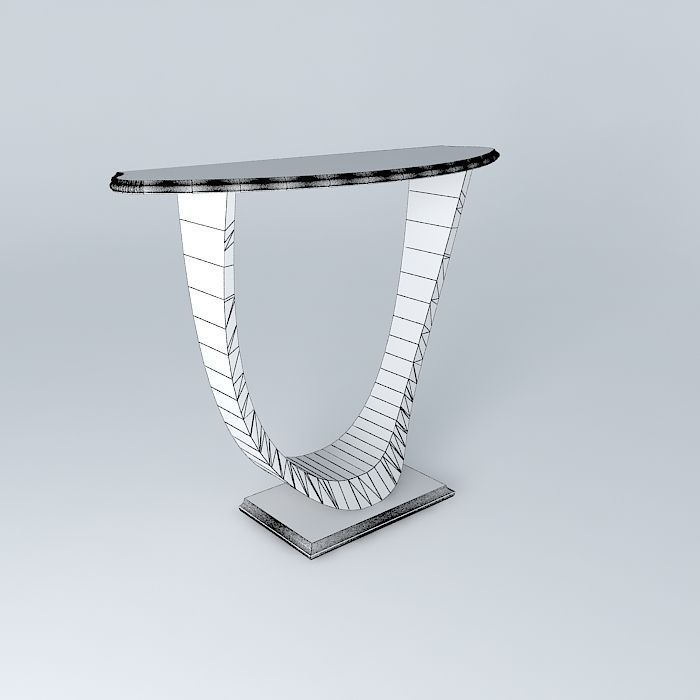 console table Free 3D model_4