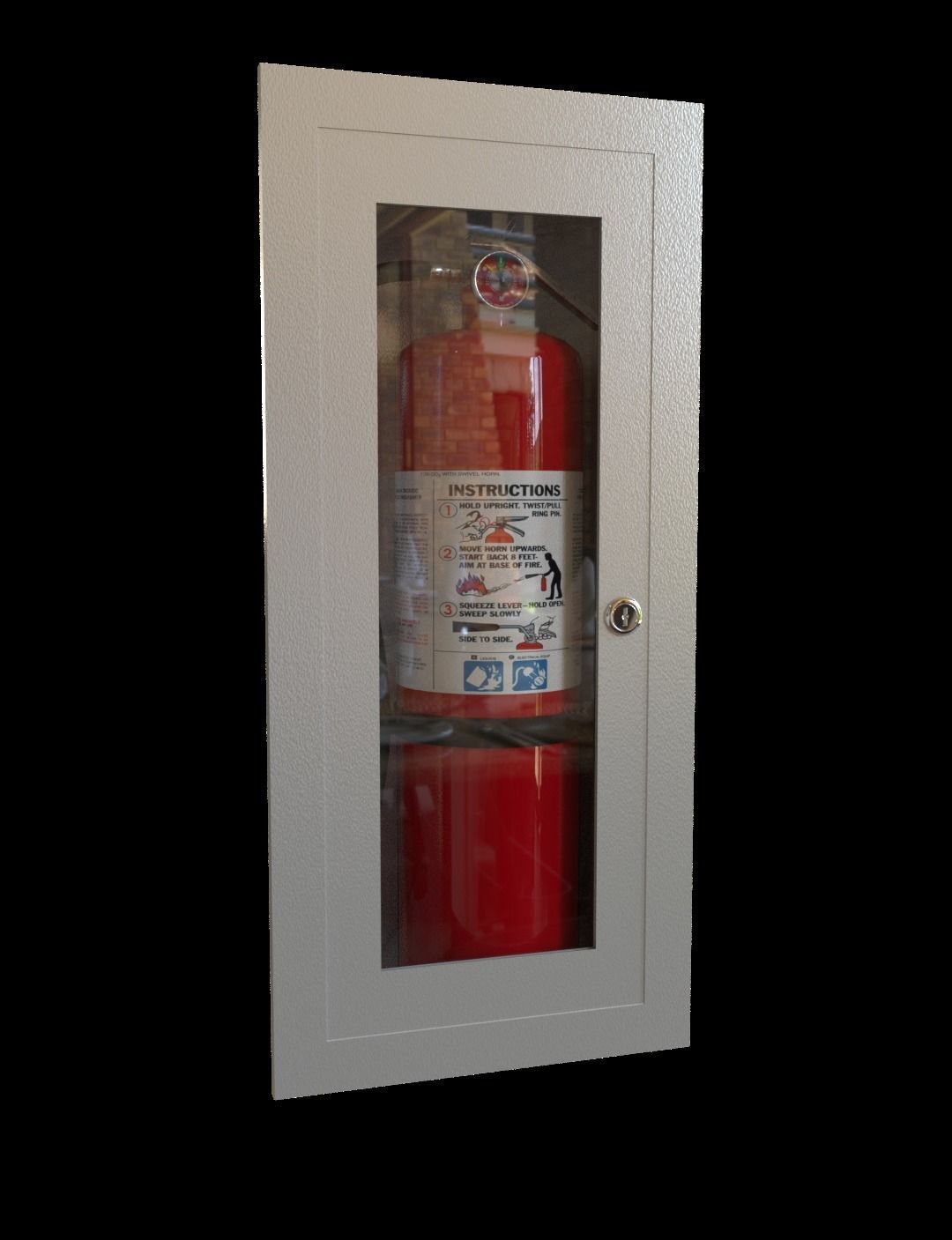 Fire Extinguisher 3D model_4