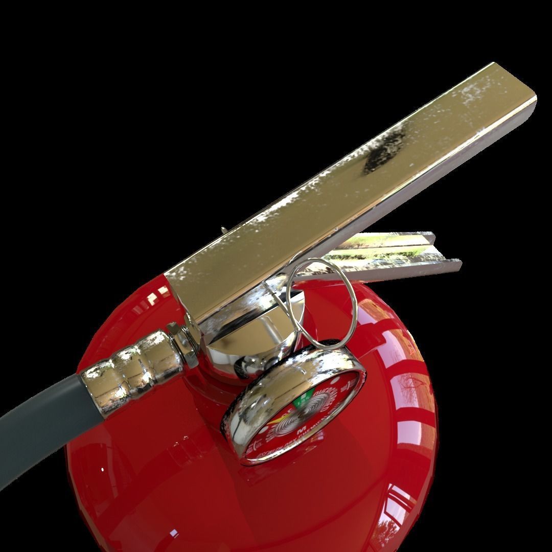 Fire Extinguisher 3D model_2