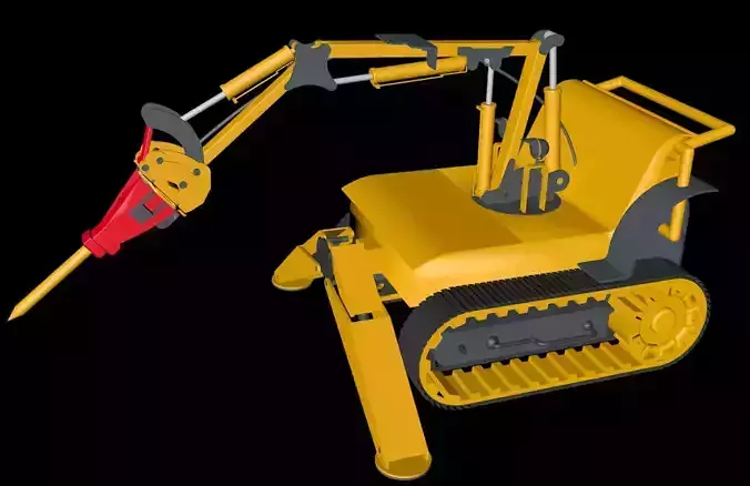 jack-hammer excavator