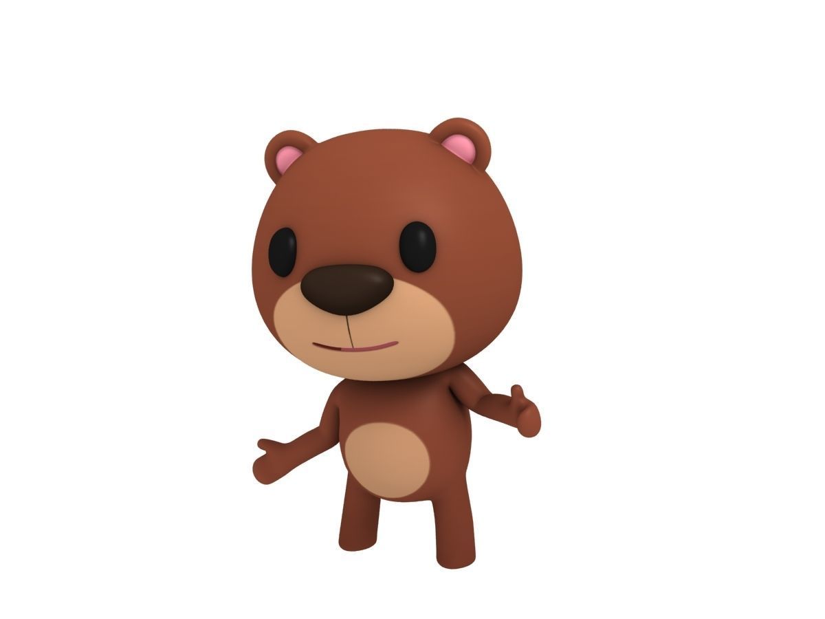 Rigged Bear 3D model_2