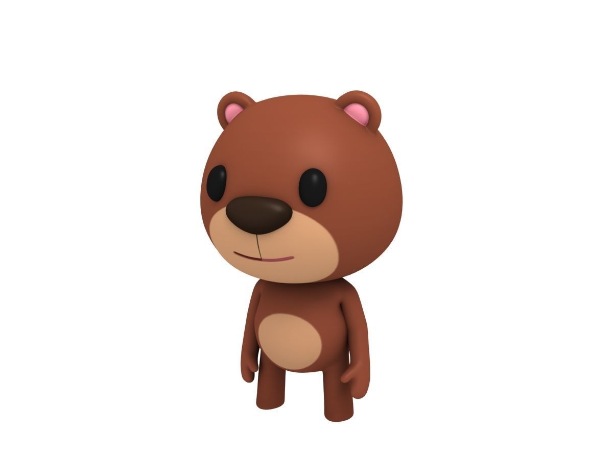 Rigged Bear 3D model_1