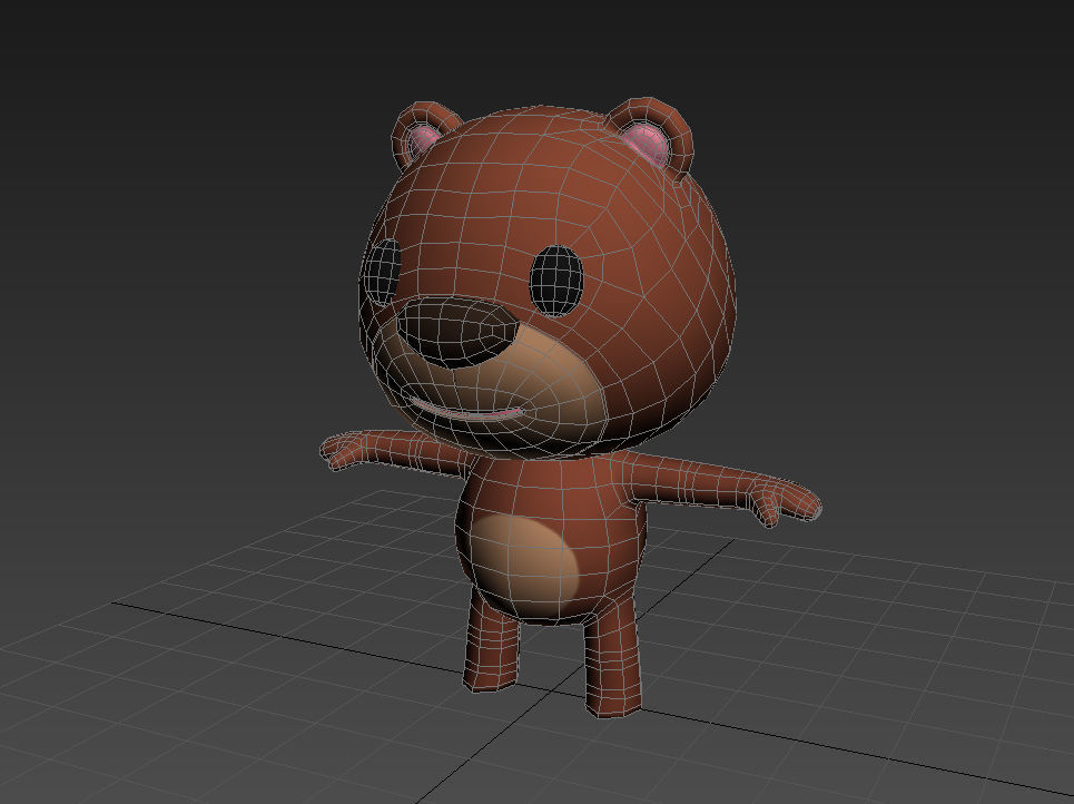 Rigged Bear 3D model_13
