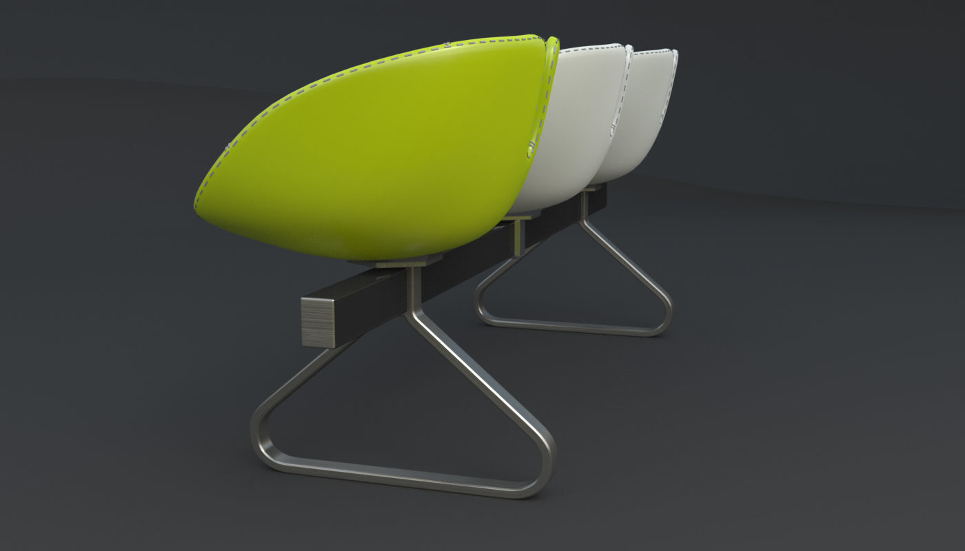 Fjord Bench Sistema Iray piu 3ds max 3D model_72