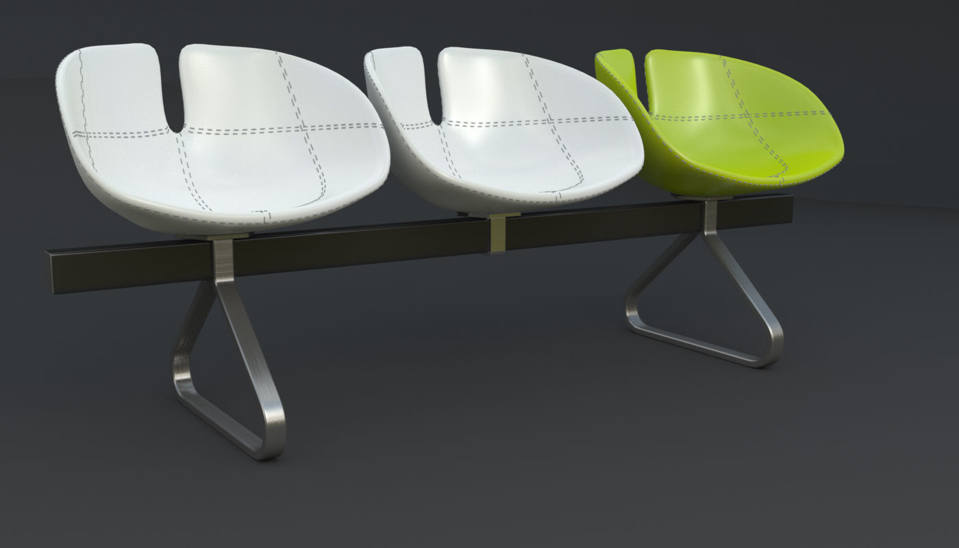 Fjord Bench Sistema Iray piu 3ds max 3D model_50