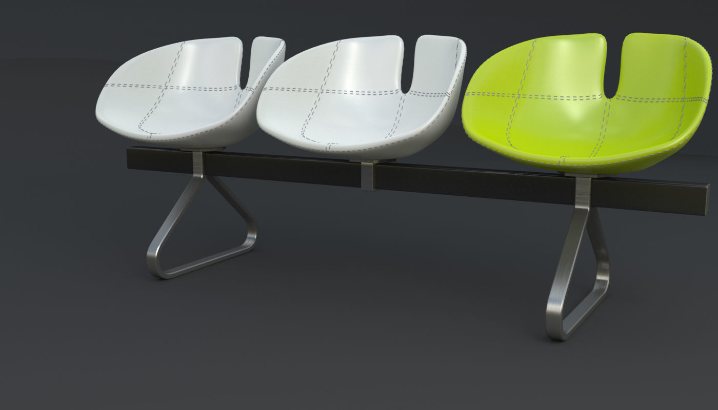 Fjord Bench Sistema Iray piu 3ds max 3D model_80